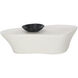 Dali 58.25 X 31.5 inch White Outdoor Coffee Table